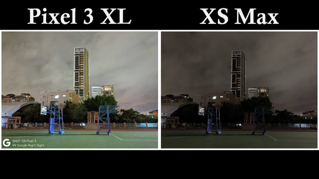 Google Pixel 3 XL vs Apple iPhone XS Max - Night Sight Vision