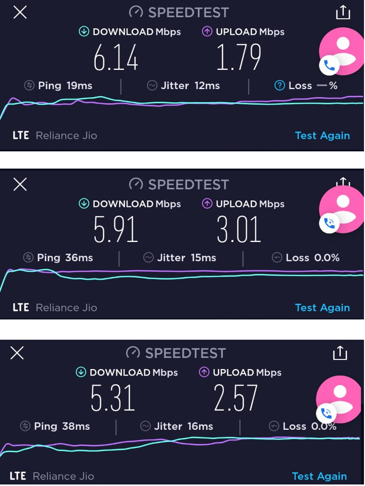 Jio Internet Speed After Call
